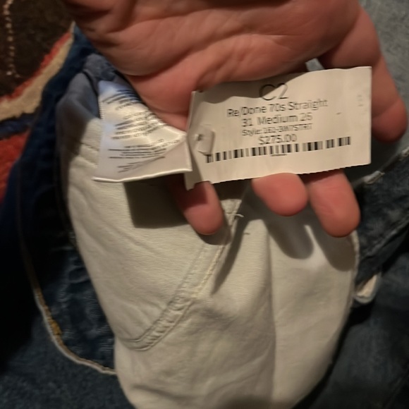 NWT re/done 70s straight jean - Picture 4 of 4